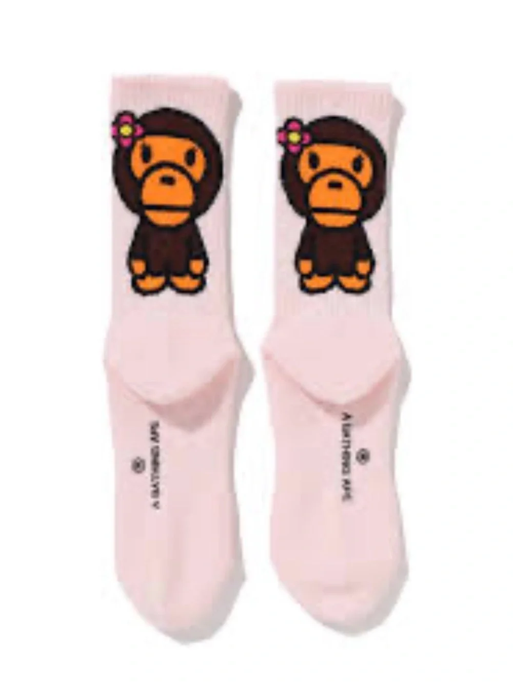 Bape BABY MILO crew SOCKS A Bathing Ape